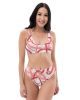 all over print recycled high waisted bikini white front 65dc68fe64665