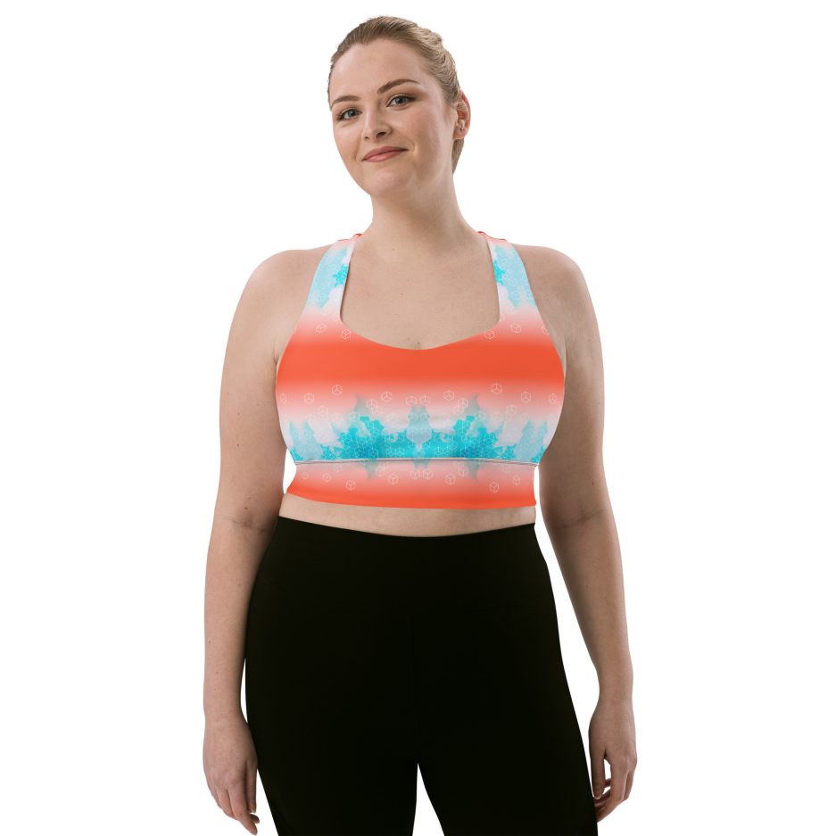 all over print longline sports bra white front 66a7021365ccb