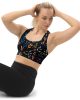 all over print longline sports bra white left front 669b5c6773da9