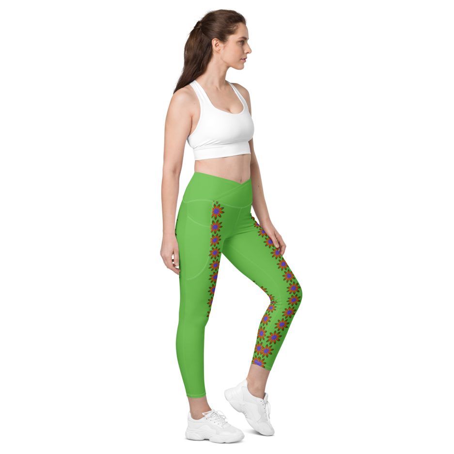 all over print recycled crossover leggings with pockets white right front 669f308e8011d