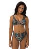 all over print recycled high waisted bikini white front 669bb31e02ac0