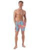 all over print recycled swim trunks white front 669d053613908