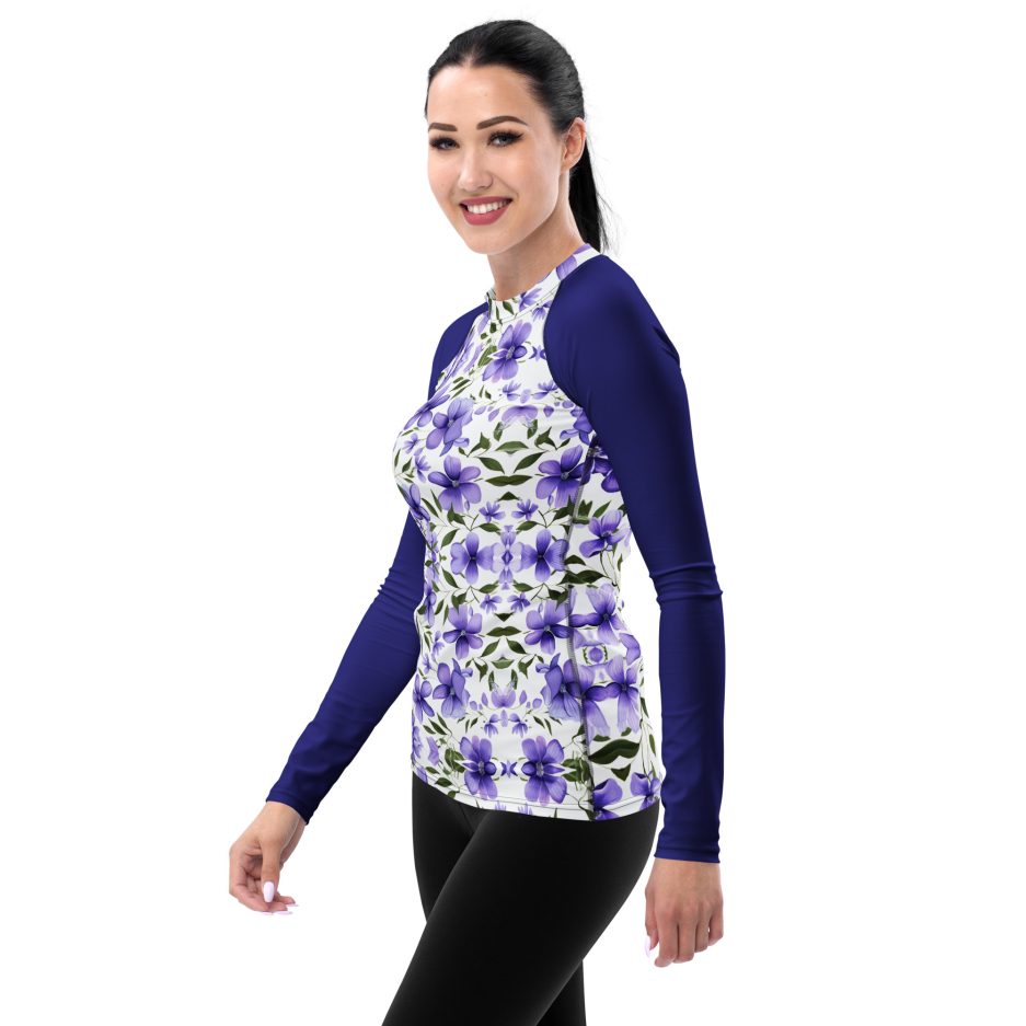 all over print womens rash guard white left front 669b5d47c2923