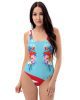 all over print one piece swimsuit white front 66d6973fd2de0