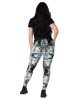 all over print recycled crossover leggings with pockets white back 66d5a2d39ce33