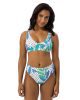 all over print recycled high waisted bikini white front 66d66a0765ecd