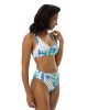 all over print recycled high waisted bikini white right front 66d66a0767087